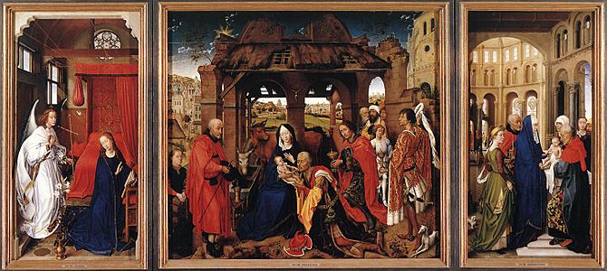 Tríptico de Santa Columba, Roger van der Weyden