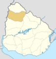 Uruguay Salto map
