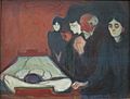'At the Deathbed' by Edvard Munch, 1895, Bergen Kunstmuseum