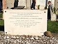 A photo of the gravesite of Abarbanel and Minz. Taken in 2014 by me