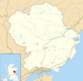 Angus UK location map