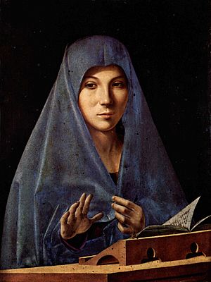 Archivo:Antonello da Messina - Virgin Annunciate - Galleria Regionale della Sicilia, Palermo