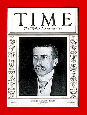 Archivo:Augusto B. Leguia on TIME Magazine, September 8, 1930