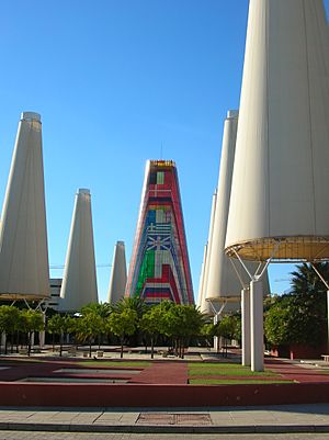 Archivo:Avenue de l'Europe Expo Séville 1992