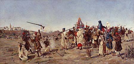 Archivo:Casamiento marroquí, de José Gallegos y Arnosa