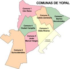 Comunas de Yopal.svg
