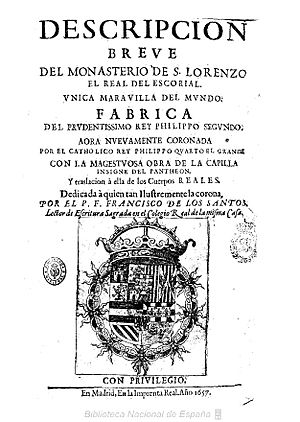 Archivo:Descripcion breve del Monasterio de S. Lorenzo el Real del Escorial 1657