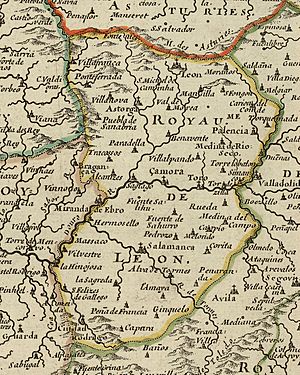 Archivo:Detalle reino de leon mapa 1665