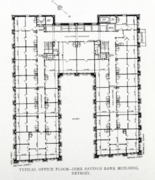 Dime Building typical floor plan