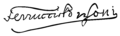 Ferruccio Busoni firma