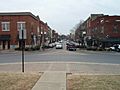 Franklin tennessee historical district view from square 2010