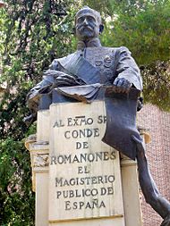 Archivo:Guadalajara - Monumento al Conde de Romanones 2