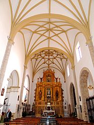 Interior de la iglesia de Nuestra Señora de la Asunción de Orcera
