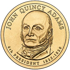 Archivo:John Quincy Adams Presidential $1 Coin obverse