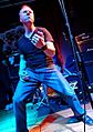 Kyle Thomas, current singer of Trouble performing with Trouble in Lombard, Illinois