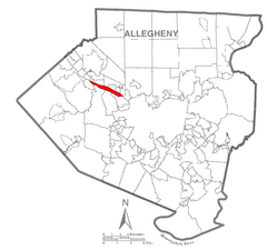 Map of Neville Township, Allegheny County, Pennsylvania Highlighted.png