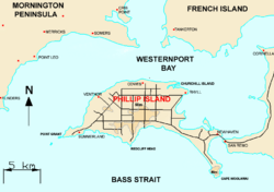 Archivo:Map of Phillip Island, Victoria