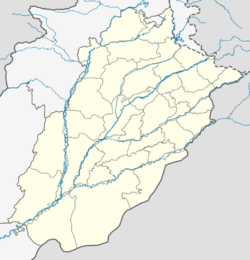 Bahawalpur ubicada en Punyab (Pakistán)