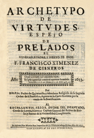 Archivo:Pedro de Quintanilla y Mendoza (1653) Arquetipo de virtudes