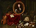 Portrait de Louis XIV entouré des arts et des sciences