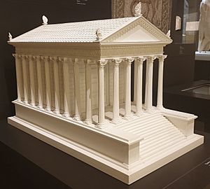 Archivo:Reconstrucción templo romano de Córdoba