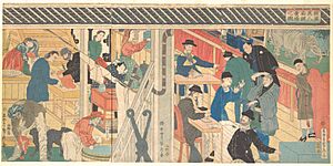 Archivo:Sales Room at Foreign Trade Building Yokohama MET DP147653