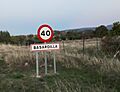 Señal de entrada a Basardilla