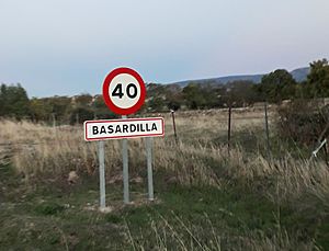 Archivo:Señal de entrada a Basardilla