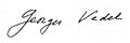 Signature de Georges Vedel