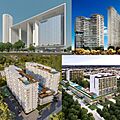 Torres proyectadas en Mérida