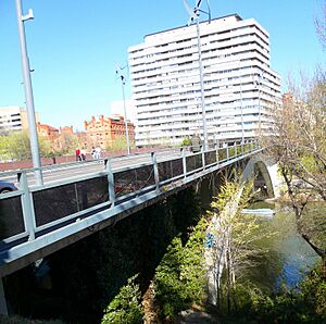 Archivo:Valladolid - Puente de Isabel la Católica o Puente del Cubo