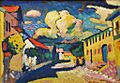 Vassily Kandinsky, 1908, Murnau, Dorfstrasse