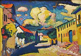 Vassily Kandinsky, 1908, Murnau, Dorfstrasse