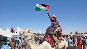 Archivo:Veronica Forque en el Sáhara libre
