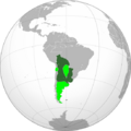 Viceroyalty of the Río de la Plata (orthographic projection)