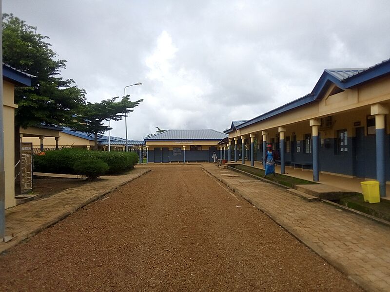 Vue de l’hôpital préfectoral de Mali