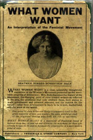 Archivo:What Women Want pamphlet Beatrice Forbes-Robertson Hale