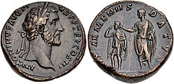 Archivo:Antoninus Pius Æ Sestertius 84001035