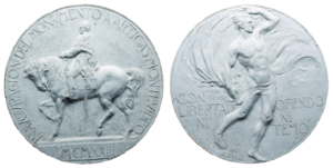 Archivo:Aristides Bassi - Modelo de medalla del monumento a Artigas