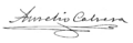 Aurelio Cabrera signature 15 mar. 1935