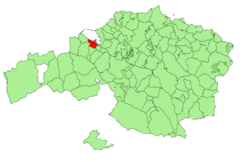 Extensión del municipio en Vizcaya