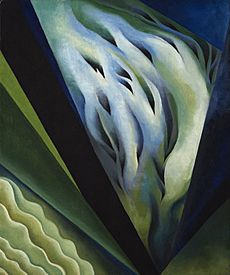 Archivo:Blue and Green Music by Georgia O'Keeffe, 1921