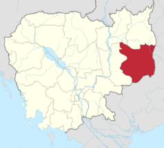 Cambodia Mondulkiri Province locator map.svg