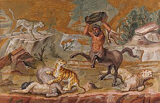 Centaur mosaic - Google Art Project - CropFrame - Plus1ev