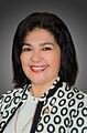 Claudia Elena Egüez Algarañaz. Official portrait, 2020. Chamber of Senators of Bolivia