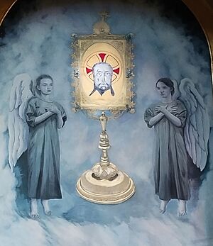 Archivo:Cuadro Gracia (detalle Santa Faz)