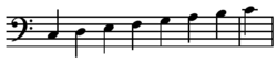 Archivo:Diatonic scale on C bass clef
