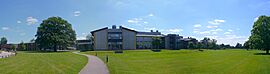 EBI and Sanger Center, Genome campus, Cambridgeshire.jpg