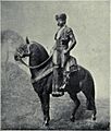 El duque de Sesto a caballo en 1874
