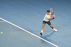 Archivo:Federer Aussie Open 2019 (39825511703)
